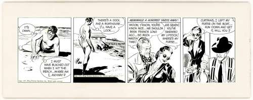 Alex Raymond | Raymond - RIP KIRBY, Daily (03/02/1951) NO RESERVE! | Russ Cochran