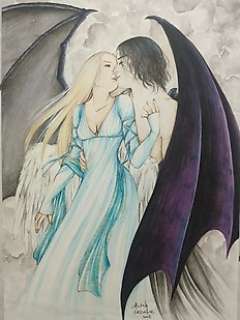 Michela Cacciatore - Classics Illustrated - Michela Cacciatore illustrazione originale