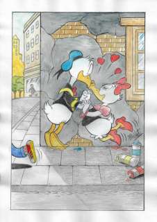 Millet | Millet - Original drawing - DIN A3 - Donald & Daisy Duck | Catawiki