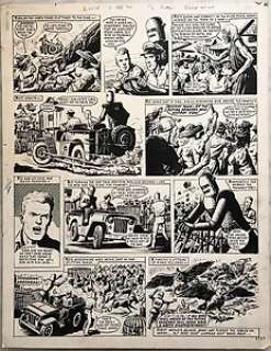 Kearon, Ted | Kearon, Ted - Originele pagina - Robot Archie - The Curse of Dragon Island - (1964) | Catawiki