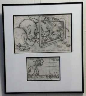 Patrick Block | 2x Original pencil artwork by American Disney artist Patrick Block - Queen of the Ant Farm - (1996) | Catawiki