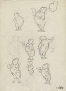 Marten Toonder (Studio) | Marten Toonder (Studio) - Origineel schetsvel (recto/verso) - Joost, Bommel, Markies de Canteclaer | Catawiki