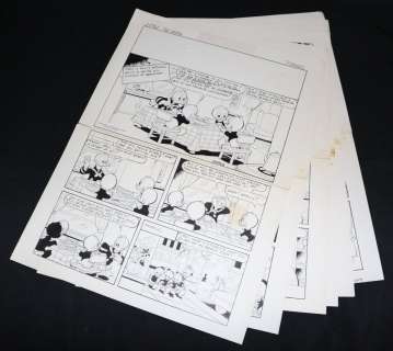 Beatriz Bolster - donald duck & co #1 complete 7 page story - la - donald duck in ‘the pearl‘ - norwegian comic - 1982