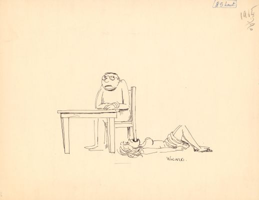 Wolinski | 1965 - La table | Huberty Breyne Gallery
