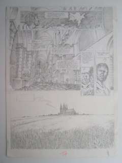 Verhaeghe, Christian | Verhaeghe, Christian - Originele pagina in potlood - Kroniek der Guldensporenslag | Catawiki