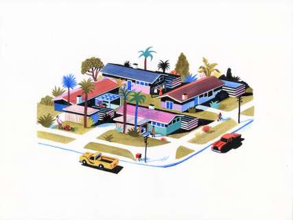 Alexandre Clerisse | ALEXANDRE CLÉRISSE – Illustration originale inspirée d’une case de Moonlight Express – R02 | Galerie Barbier