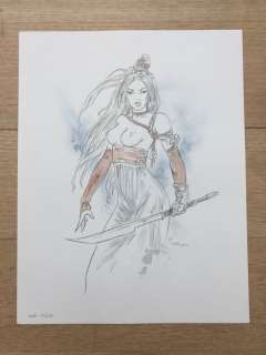 Royo, Luã­s | Luis Royo - Original color drawing - SB-433 - Size: 23 x 27 cm. | Catawiki