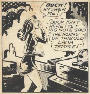 61: Calkins Buck Rogers daily 1943 original comic art | Russ Cochran