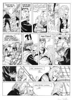 Lucien ROLLIN - Planche originale 44 - SASKIA DES VAGUES
