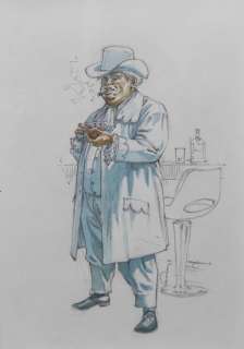 Hermann | Hermann - Dessin original couleur - Jeremiah T23 - Qui est Renard bleu ? - (2002) | Catawiki