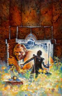  - Don Maitz (American, b. 1953)
 The Sword of the Lictor book cover, 1982
 Acrylic on Masonite
 30 x 20 in.
 Signed lower ...