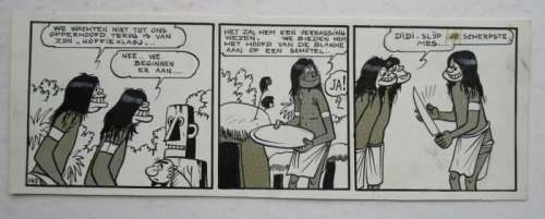 Sleen, Marc | Sleen, Marc - Originele strook (strook 147) - Nero - De witte parel - (1962) | Catawiki