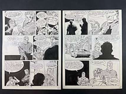 Giancarlo Alessandrini - Alfredo Castelli | Martin Mystère - Nostra Terra dei Mysteri - Page volante - Exemplaire unique - (1987) | Catawiki