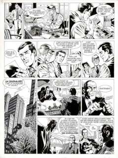 Mitton, Jean-Yves | Mitton, Jean-Yves - Originele pagina - Bloed en Stilte 5 - De zeven pijlers - (1991) | Catawiki