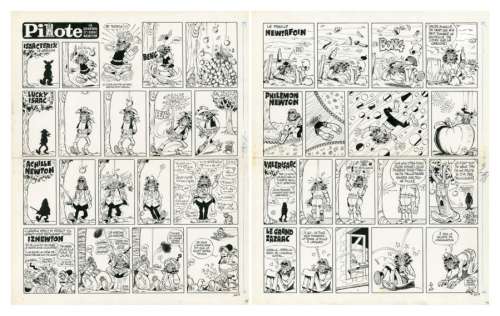 Rubrique-Ã -brac Encre de Chine pour le gag en deux planches n°104 intitulé | Millon