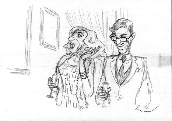 DESSIN ORIGINAL POUR AMOROSTASIA PAR CYRIL BONIN - ILLUSTRATION N°5 | Pulp’s