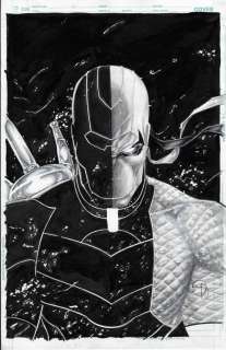 Shane Davis | Deathstroke Rebirth Variant Cover Issue 11 Page Cover | Splash Page