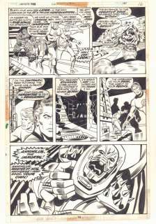 Joe Sinnott, John Buscema - Fantastic four #140 p. 16 - f4 and great annihilus - 1973