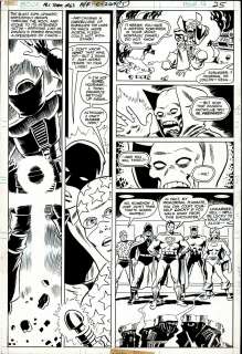 Keith Giffen, Wally Wood - all-star comics #63 p 25 (wildcat, superman (earth-2) hourman, dr. Mid-nite, star-spangled kid, very early powergirl! ) 1976