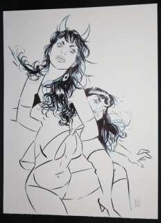 Tula Lotay - swords of sorrow #6 cover - vampirella vs. Purgatori - 2015 signed