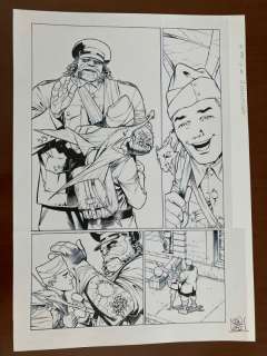 Rafa Fonteriz - Tintas Originales Rafa Fonteriz y Carlos Pacheco. Página interior Arrowsmith vol 2