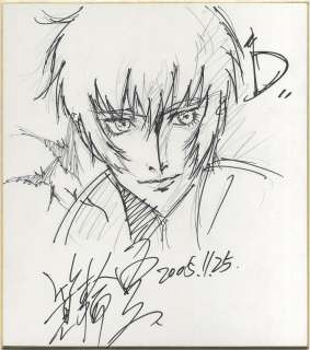 Minowa Yutaka Hand drawing shikishi "Vampire Hunter D" | Mandarake (Big Web)