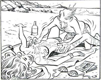 Alfred Andriola | Kerry Drake (1971), Sunday | ComicArt.dk