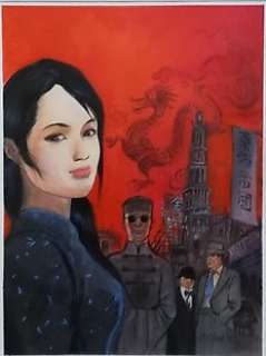 Charles, J.F. | Charles, J.F. - Pastel Ã  l’huile - China Li T1 - Shangai - Couverture | Catawiki