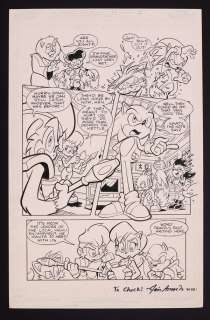 Original Art for Sonic Universe (2009) Issue 13, Story Page 21 by Tracy Yardley and Jim Amash | mycomicshop.com