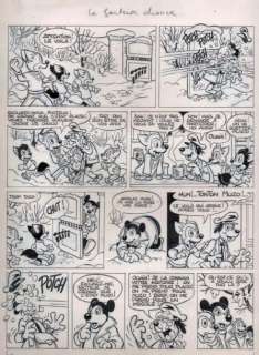 Nicolaou Jacques - Â«Placid et MuzoÂ» Encre de Chine pour la planche Â«Le Facteur