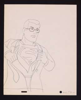 Original Production Sketch for The New Adventures of Superman (1966) | mycomicshop.com