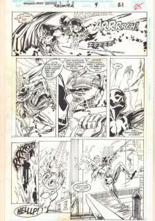 Joe St Pierre - 2099 unlimited #9 p. 21 - spider-man miguel o‘hara - 1995 signed