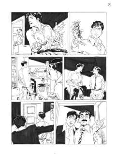Bruno Brindisi | Dylan Dog n. 349 - Bruno Brindisi - Tavola Originale "La morte non dimentica" - Page volante - Exemplaire unique - (2015) | Catawiki