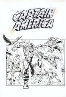 Alpuente, Eduardo - Alpuente, Eduardo - Original drawing - Captain America & Avengers