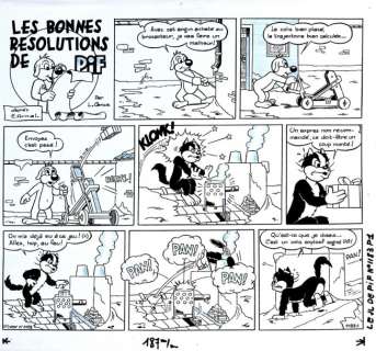 Cance,  Louis  (1939) - CANCE, Louis   CANCE, Louis  Splash - Planche originale d‘ouverture&he