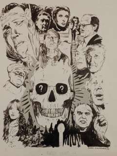 Gianni Salvagnini | Gianni Salvagnini - Illustrazione Originale "Sul Letto di Morte" - Firmata - Page volante - Exemplaire unique - (1974) | Catawiki