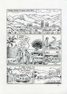 Hubert Maury | Dissident Club, planche 01 | Galerie Glénat