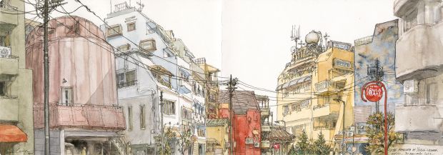 Nicolas de Crécy | NICOLAS DE CRÉCY – Entre Hatagaya et Yoyogi-Uehara, Tokyo, 30 novembre 2025 – REF 12 | Galerie Barbier