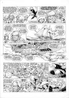 Mitton, Jean-Yves | Mitton, Jean-Yves - Originele pagina -Schipbreukelingen 1 - Het geheim van Kermadec - (1992) | Catawiki