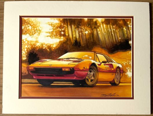 Neal Adams | Ferrari Painting, Advertising Art | Thornbush Art