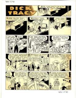 Gould - DICK TRACY, STOLEN!, Sunday (11/17/1940) | Russ Cochran
