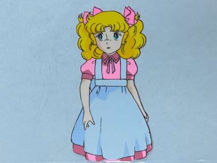 Toei Animation | Candy Candy (1976-1979) - Original animation cel and drawing of Candice "Candy" | Catawiki