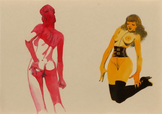 Vince | NYMPHES – Dessin original 89 | Galerie Barbier