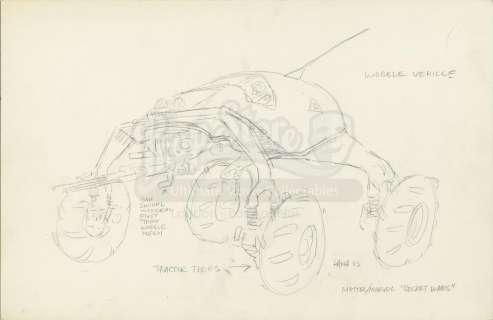 Dr. Doom "Wobble Vehicle" Design Art | Propstore