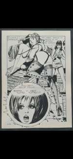 Milo Manara | Genius N.11 - Milo Manara : Violenza a Mayoma - Page volante - EO - (1966) | Catawiki