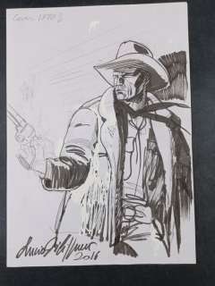 Lucio Filippucci | Tex - Lucio Filippucci - Prova di Copertina "Tex Secondo Nizzi" - Firmata - Page volante - Exemplaire unique - (2016) | Catawiki