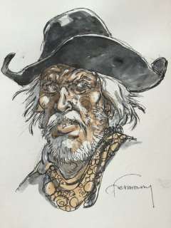 Hermann | Hermann - Dessin original couleur -Â Duke | Catawiki