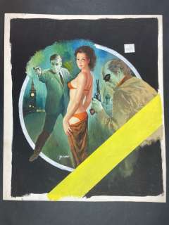 Carlo Jacono | Carlo Jacono - Originale di Copertina - Per Amore Ho Catturato una Spia Russa - Firmata - Page volante - Exemplaire unique - (1972) | Catawiki