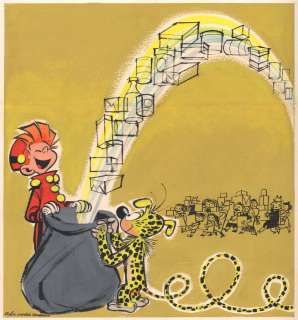 Roba | Spirou et le Marsupilami, illustration Ã  l’en… | Millon