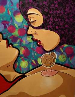 Cristian Cuevas | Gatubela - Original drawing - Seductive - 79 x 99 cm | Catawiki